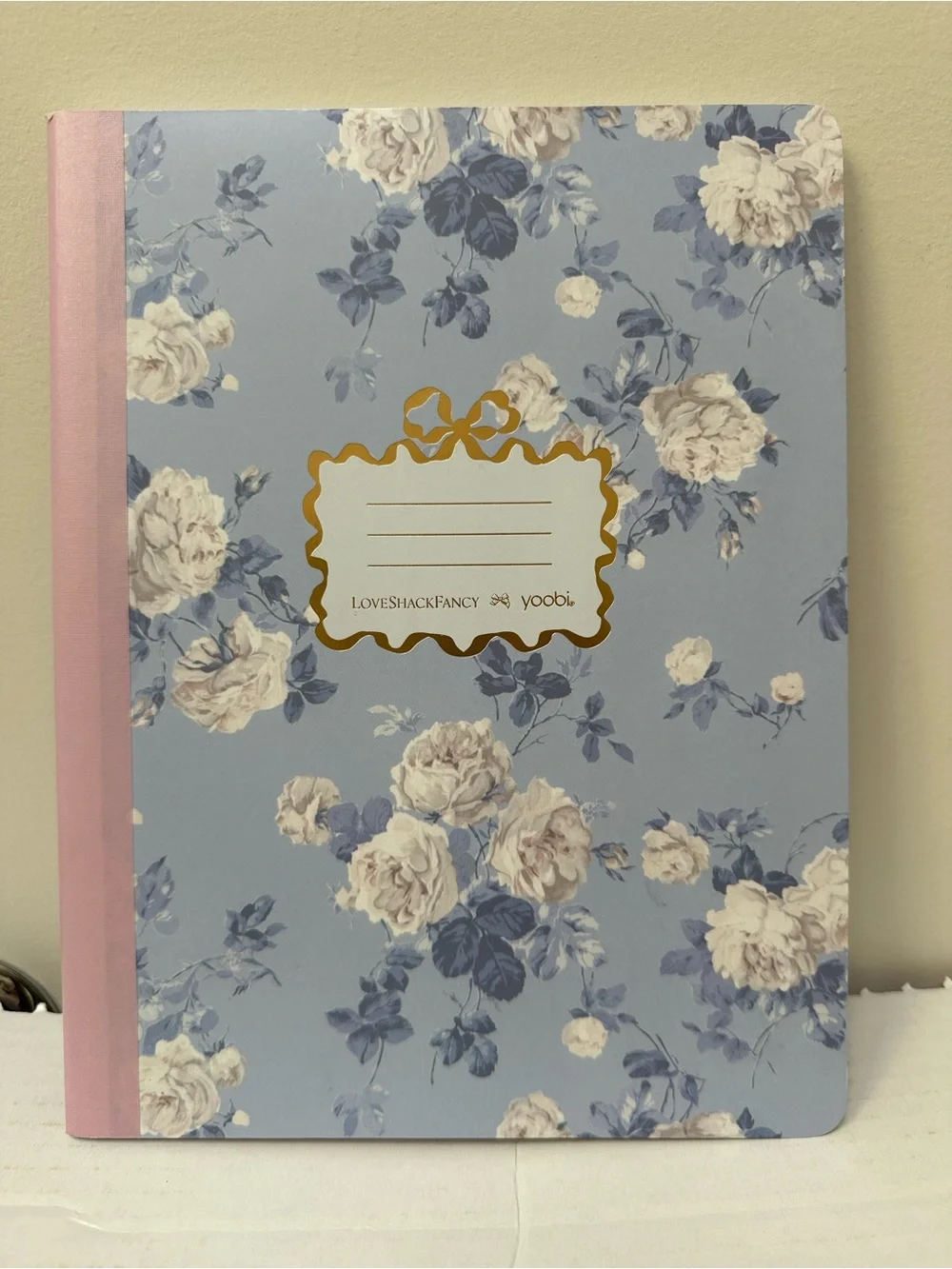 LoveShackFancy x Target - Yoobi Everblooming Rosettes Wide Ruled Composition